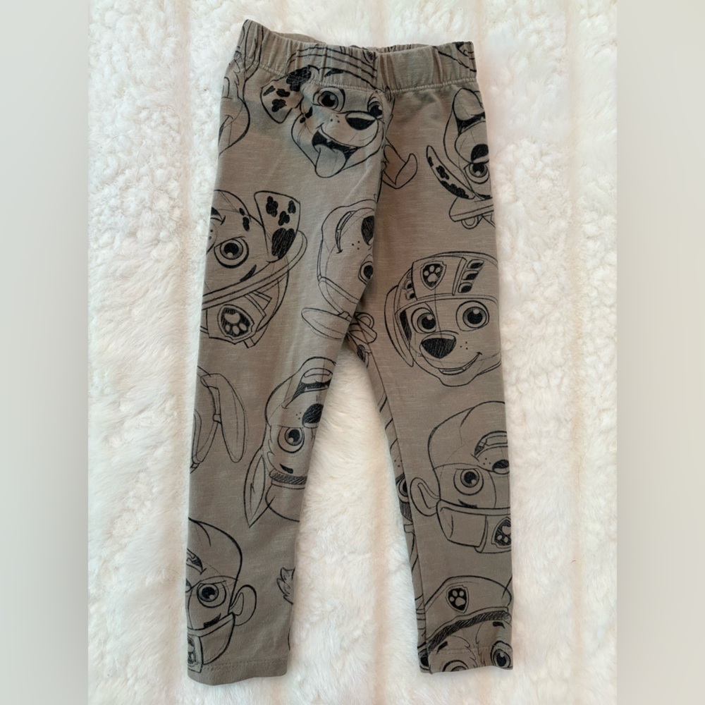 Toddler Boy Paw Patrol Red Hoodie jogger set and ZARA Gray Leggings Set - Picture 9 of 11